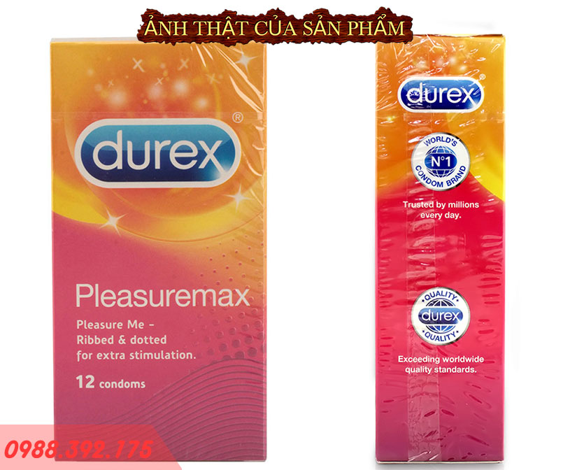 Bao cao su Durex Pleasuremax 4