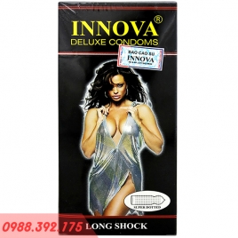 Bao Cao Su Innova Deluxe Condoms - màu đen